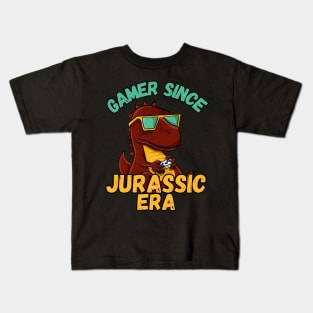 Gamer Since Jurassic Era Kids T-Shirt